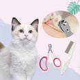 thumbnail image 1 of TopLLC Multifunctional Pet Comb Tear Stain Removal Comb New Pet Grooming Brush Fine-Tooth Stainless Grooming Massage Comb Grooming Comb Kit For Small, 1 of 3