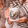 thumbnail image 4 of EUDIDV Decorative Ceramic Mug 3 D Dragonflys Butterflys Ceramic Coffee Mark Cup Tea Water Cup Large Ceramic Mug, 4 of 6