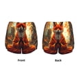 thumbnail image 3 of Salouo Maple Leaf Meditating Fox Print Women's 2 in 1 Running Shorts Double-Layer Shorts Athletic Workout Gym Yoga Shorts Running Shorts for Women-XX-Large, 3 of 7