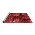 thumbnail image 2 of Ahgly Company Machine Washable Indoor Rectangle Patchwork Red Transitional Area Rugs, 8' x 12', 2 of 4