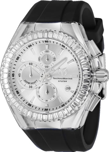 Technomarine Ocean Chronograph Quartz Silver Dial Men display picture 1