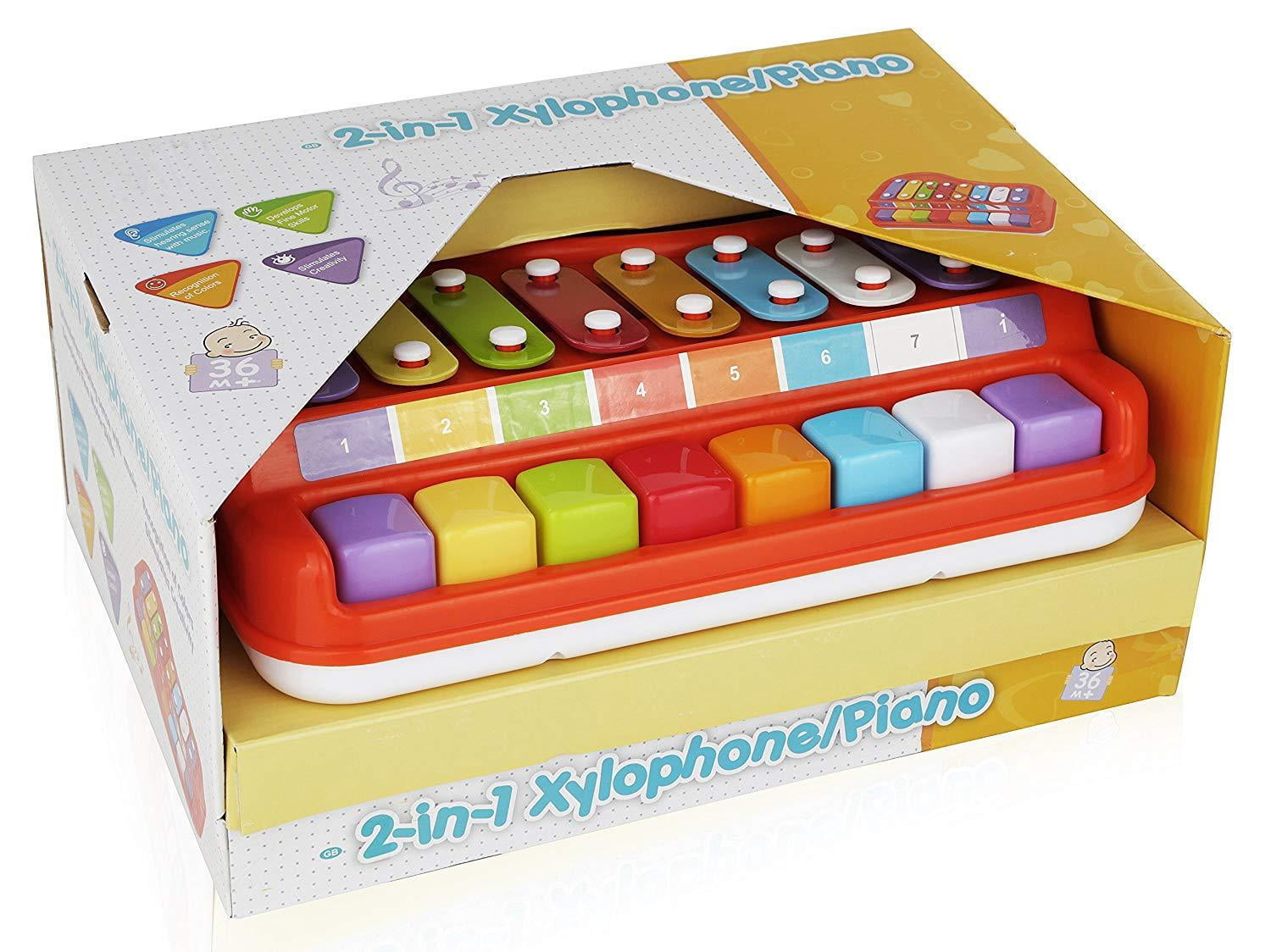 2 in 1 xylophone piano