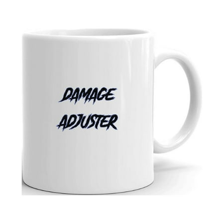 

Damage Adjuster Slasher Style Ceramic Dishwasher And Microwave Safe Mug By Undefined Gifts