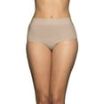 thumbnail image 2 of Vanity Fair Lingerie Women's No Pinch No Show Seamless Brief Underwear, 3-Pack, 2 of 6