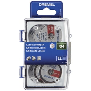 Dremel EZ728-02 EZ Lock Cutting Disc Kit, 11 Pieces
