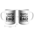 thumbnail image 4 of This Is What an Amazing Dad Looks Like Coffee Mugs 15 OZ Sublimation Mugs,Double-sided Printing Ceramic Cups Ceramic Mugs for Coffee,Tea,Hot Cocoa, 4 of 4