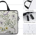 thumbnail image 3 of AWERP Wildflowers Botanical Floral Printed Laptop Sleeve Carrying Bag 13inch, 3 of 5