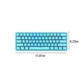 thumbnail image 4 of Aqestyerly Wired 60% Mechanical Gaming Keyboard Rgb Backlit Compact 61 Keys Keyboard With Blue Switches for Windows Pc Apartment Home Essentials HWRETIE HWRETIE, 4 of 8