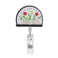 thumbnail image 1 of Bobine de Badge Rétractable Pailleté Exposition Étudiant & Enseignant Clips de Carte d'Identité Support de Badge Rotatif 360 Alligator 12, 1 of 6