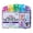 Mega Bright Rainbow, variant on (2 pack) Tulip 5 Color Tie-Dye Kit Mermaid Pastel Colors, DIY Tie Dye in 4 fl oz bottles
