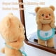 thumbnail image 3 of Oso Pardo Muñeca Kawaii Almohada Lindo Algodón PP para Regalo Cumpleaños, 3 of 9