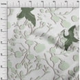thumbnail image 3 of oneOone Cotton Flex Green Fabric Asian Japanese Floral Birds With Plants Quilting Supplies Print Sewing Fabric By The Yard 40 Inch Wide, 3 of 4
