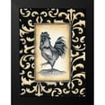 thumbnail image 2 of Lewis, Kim 19x24 Black Modern Framed Museum Art Print Titled - Rooster II, 2 of 5