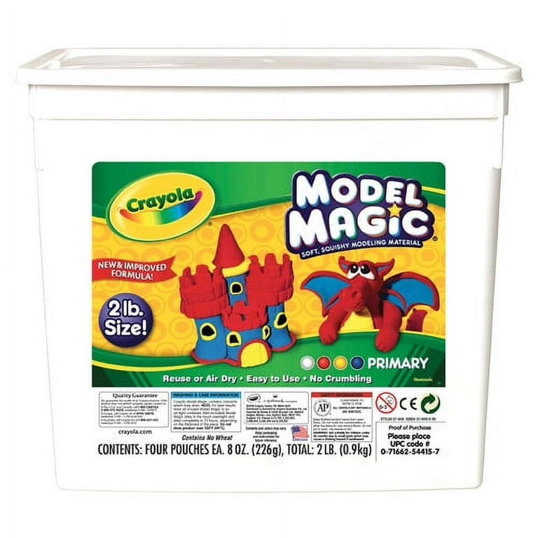 Crayola Model Magic 2lb Resealable Storage Container, White 