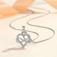 thumbnail image 3 of New style 925 Sterling Silver Necklace Tiny Infinity Heart Pendant with Acsergery Box Chai, 3 of 4