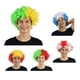 thumbnail image 4 of Peluca de payaso Soidarity pelo Navidad sintéticos aficionados al fútbol multicolor Headwearing disfraz divertido Brasil Tamaño libre, 4 of 6