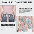 thumbnail image 6 of Pink Paisley and Floral Pattern Apron-Garden Aprons for Women with Pockets-Cotton Linen Waterproof Kitchen Cooking Gardening Aprons Adjustable for Kitchen,Cooking,BBQ and Salon 33x27 Inch, 6 of 7