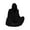 Black, variant on Halloween Decorations Ghost Wizard Candle Holder, Horror Gothic Resin Candlestick Holder Halloween Decor Indoor, Scary Ghost Wizard Candle Holders For Home Kitchen Party(Excluding candles, Purple)