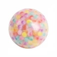 thumbnail image 2 of Sensory Ball, Fidget Ball, Squishies Ball, Bead Core, 3 in Round, Slow Rise Stress Ball, Anxiety Relief Items Fidget, Stress Relief Decor, 1 Pc, Translucent Mixed Color, Desktop, 2 of 9