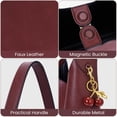 thumbnail image 4 of Bolso Hobo HICARRY de gamuza sintética de piel vegana para mujer, 4 of 6