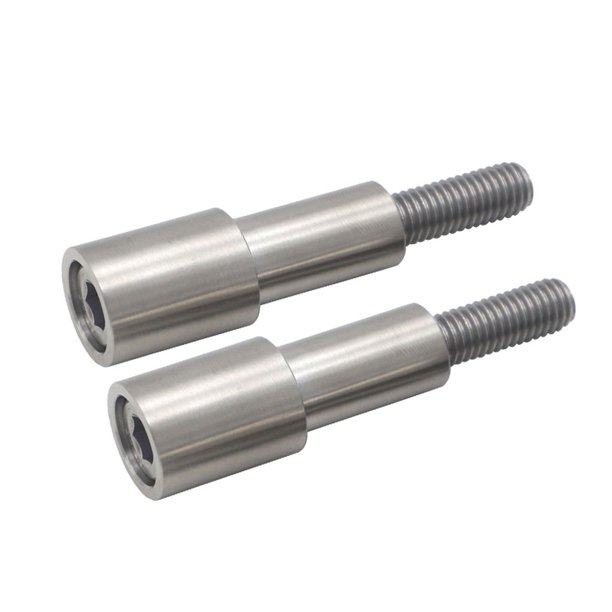 Riwesomey 2 piezas de varilla de extensión de motocicleta soporte de navegación de acero inoxidable accesorios de repuesto de expansión de conducción Accesorios para motos Riwesomey VI017704-00B