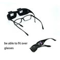 thumbnail image 5 of Lazy Readers Prison Glasses Readers Horizontal Spectacles Laying Down Flat Bed for Read/Watch TV Book Phone ipad Tablet, Black, Gift for Parents Friends Children KT00131 CG50, 5 of 7
