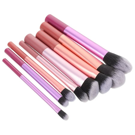 PAMINGONO 8Pcs Professional Makeup Brush Set with Case Multifunctional Brushes for Eyeshadow Blush Face