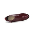 thumbnail image 4 of Unique Bargains Bottines à Talons Hauts Épais à Bout Rond à Fermeture Éclair pour Femmes, 4 of 7
