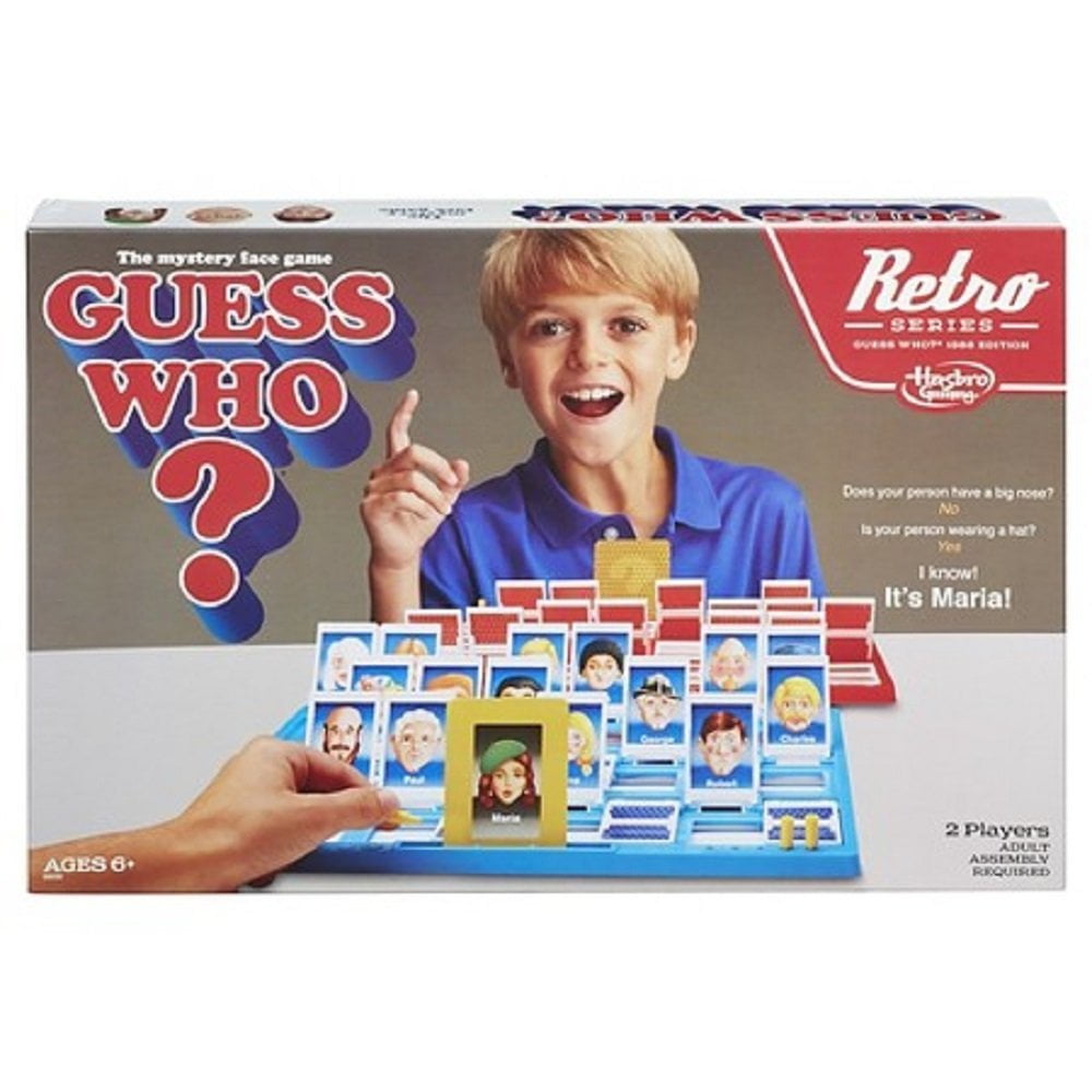 Hasbro World Football Stars Themed Guess Who Junior Fun 2 Player Game