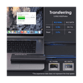 thumbnail image 4 of M2 SSD Case NVME SATA Dual Protocol M.2 to USB Type C 3.1 SSD Adapter for NVME PCIE NGFF SATA SSD Disk Box M.2 SSD Case, 4 of 7