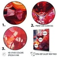 thumbnail image 3 of Designart "Spirited Sangria" Wine Wall Art Living Room, 3 of 7