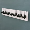 thumbnail image 6 of Clearance! Piano Wooden Coat Racks Piano Hook Wall Decoration Rack Creative Storage Hanging Key Rings Coat （40cm）, 6 of 8