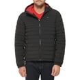 thumbnail image 1 of Chaqueta Tommy Hilfiger de poliéster elástico con capucha, plegable, negra, 1 of 4
