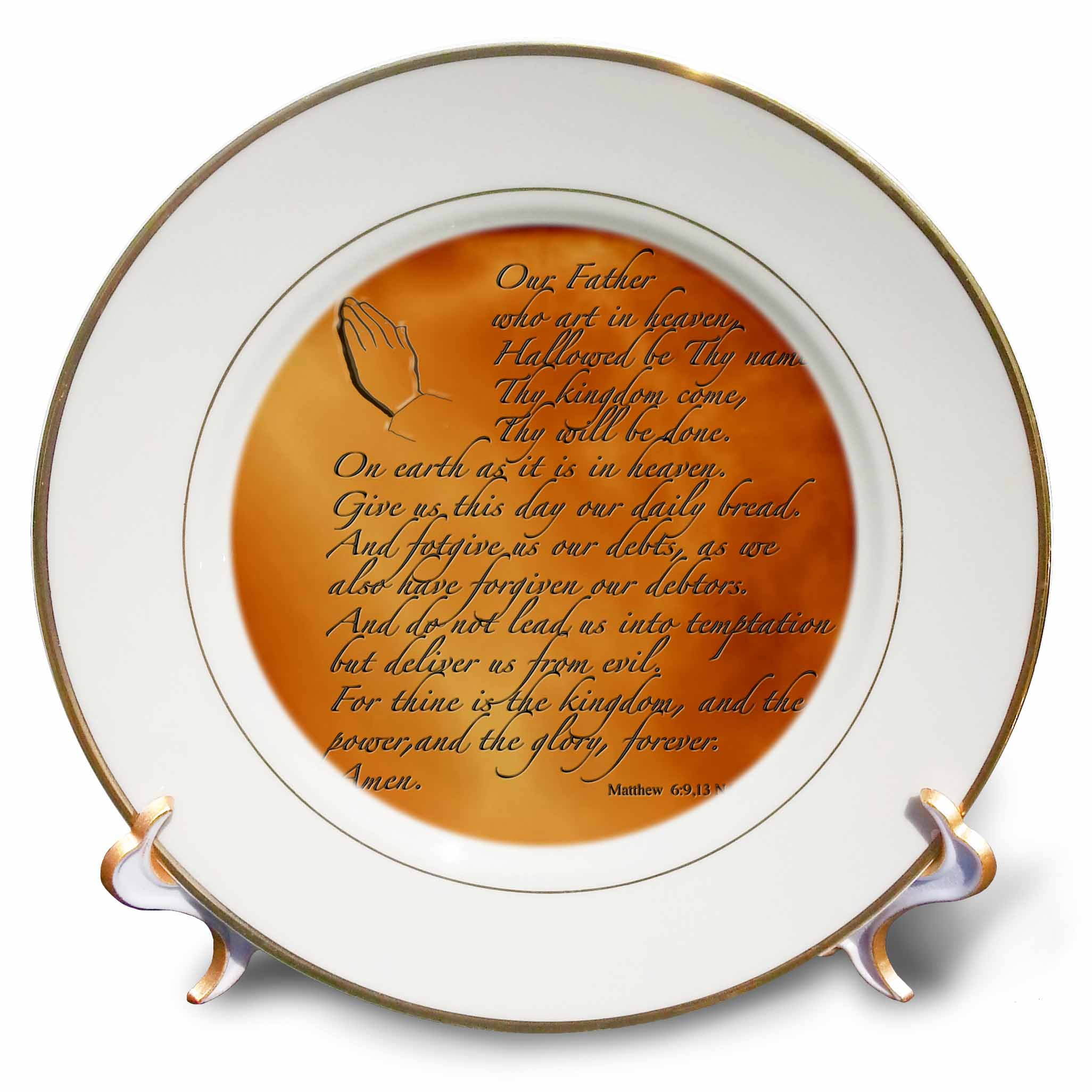 The Lords Prayer Matthew 6 9 13 Prayer Hands And Verse Embossed On The Lords Prayer Matthew 6 9 13 Prayer Hands And Verse Embossed On