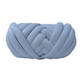 thumbnail image 1 of Hilo grueso, hilo voluminoso, tejido a mano, nudo trenzado, 500 g, hilo para tejer a brazo, longitud 15 m Blanco, 1 of 9
