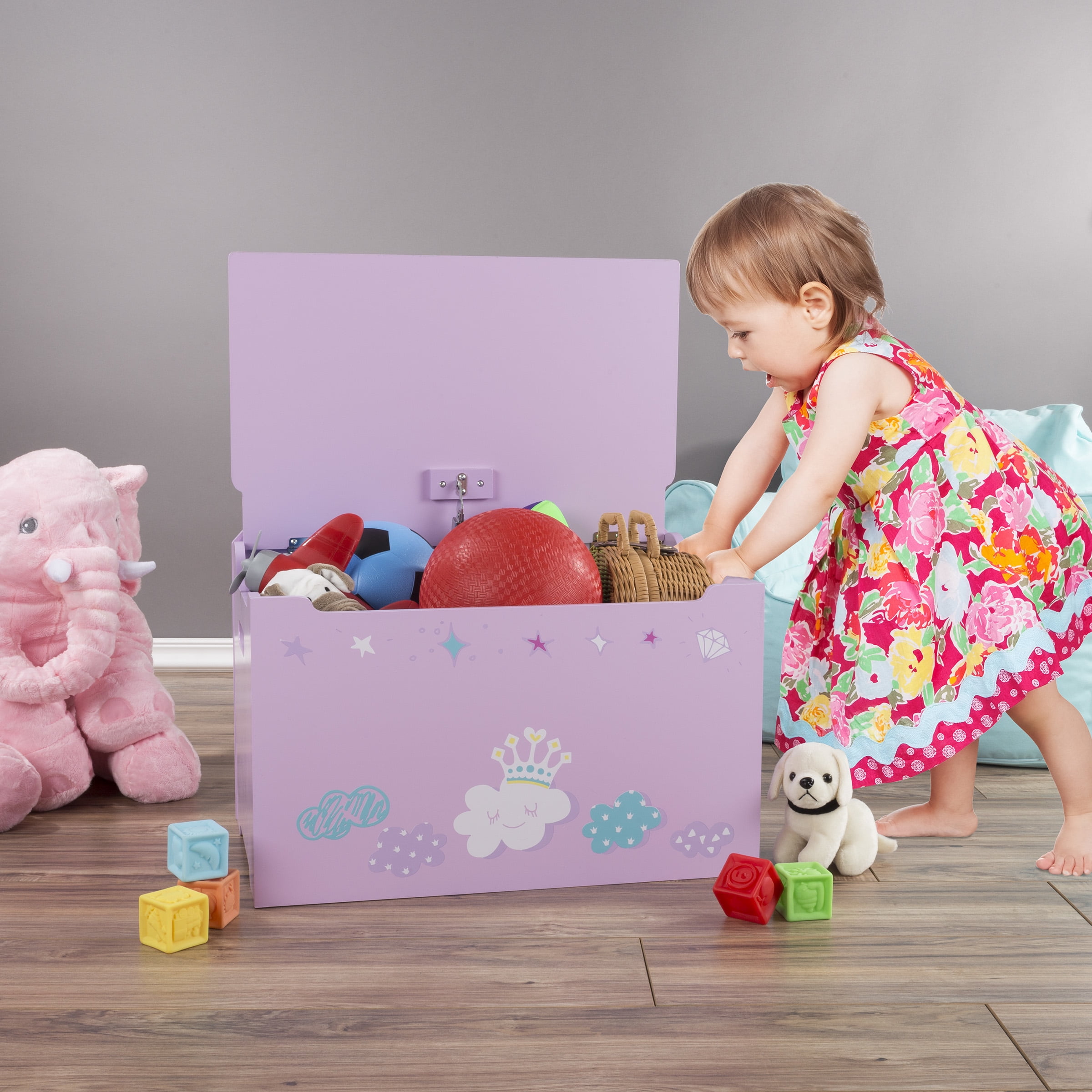 Child Toy Box Storage Box Seat Bench In 3 Different Styles Circus