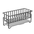 thumbnail image 1 of Sponge Holder Sink Brush Soap Drain Rack with Drain Tray For Kitchen Storage, 1 of 8