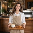 thumbnail image 5 of Wooden Tea Tray, Rustic Coffee Serving Platter for Home Kitchen, Rectangular Drink Board, Small Snack Plate, 5 of 5