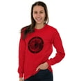 thumbnail image 4 of Wave Compass Ocean Sea Spiritual Long Sleeve TShirt Men Women Brisco Brands X, 4 of 6
