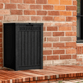 thumbnail image 3 of 48 Gallon Resin Delivery Box, Waterproof Outdoor Storage Box for Packages - Black, 3 of 8