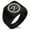 Black, variant on Stainless Steel Sacred Lotus Sanskrit Om Geometric Pattern Biker Style Polished Ring