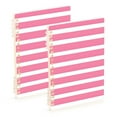 thumbnail image 2 of Ckdifva Pink Grids A5 Ring Binder Notebook Journey Note Diary College Ruled Study 60 Pages, 2 of 8