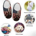 thumbnail image 5 of Whosucclay Slippers for Women Mens Winter Warm Memory Foam Cotton Home Slippers Soft Plush Fleece Slip on House Slippers for Girls Indoor Outdoor Shoes, 5 of 6