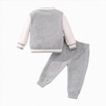 thumbnail image 4 of Gibobby Toddler Boy Clothes Baby Boy Outfit Kids School Casual Pullover Sweatshirt Pants Fall Winter Clothes for 6 18 24 Months 2T 3T 4T 5T 6T Boys(2-3 Years,Grey), 4 of 7