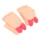 thumbnail image 5 of Manoplas calefactoras de 5 V, fuente de alimentación USB con cubierta plegable para los dedos, lindos guantes calefactables eléctricos de punto para montar en invierno, color rosa, 5 of 8
