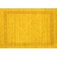 thumbnail image 1 of Ahgly Company Indoor Rectangle Abstract Yellow Contemporary Area Rugs, 7' x 10', 1 of 4