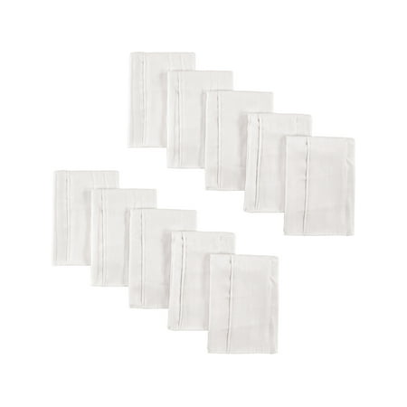 - Luvable Friends Premium Prefold Cloth Diapers, 10 Pack Accessory, White