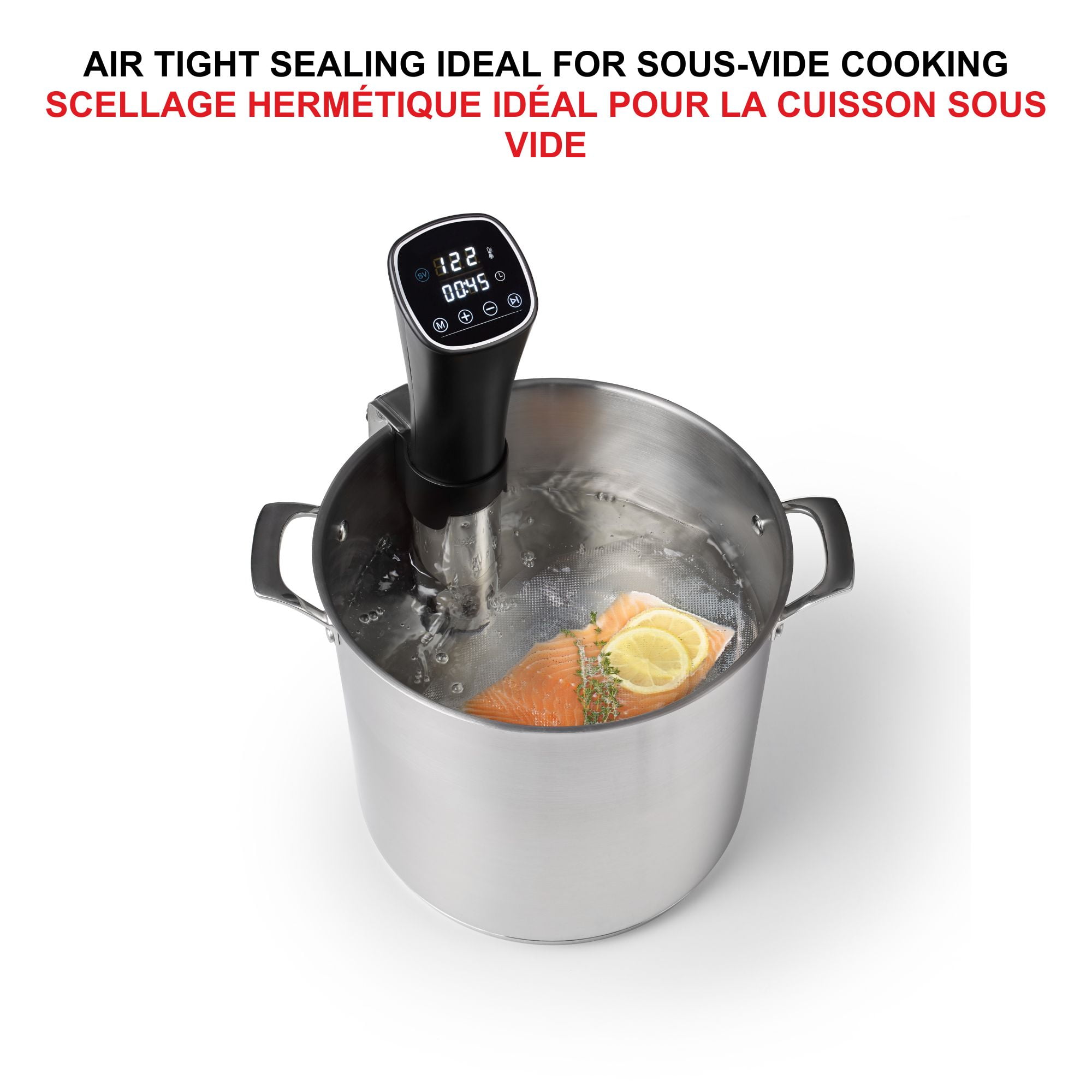 Starfrit Vacuum Sealer Rolls, 2 Rolls 11"x20" (28cm x 610cm), BPA Free, Airtight Seal for Food Preservation, Sous Vide Cooking, Compatible with Most Vacuum Sealers