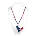 thumbnail image 1 of Perles de Houston Texans Mardi Gras avec Médaillon, 1 of 1