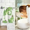 thumbnail image 7 of Cute Cartoon Green Frogs Cotton Face Towels Absorbent Hand Towel Soft Bathroom Towel for Kitchen Hotel Decoration, 7 of 7
